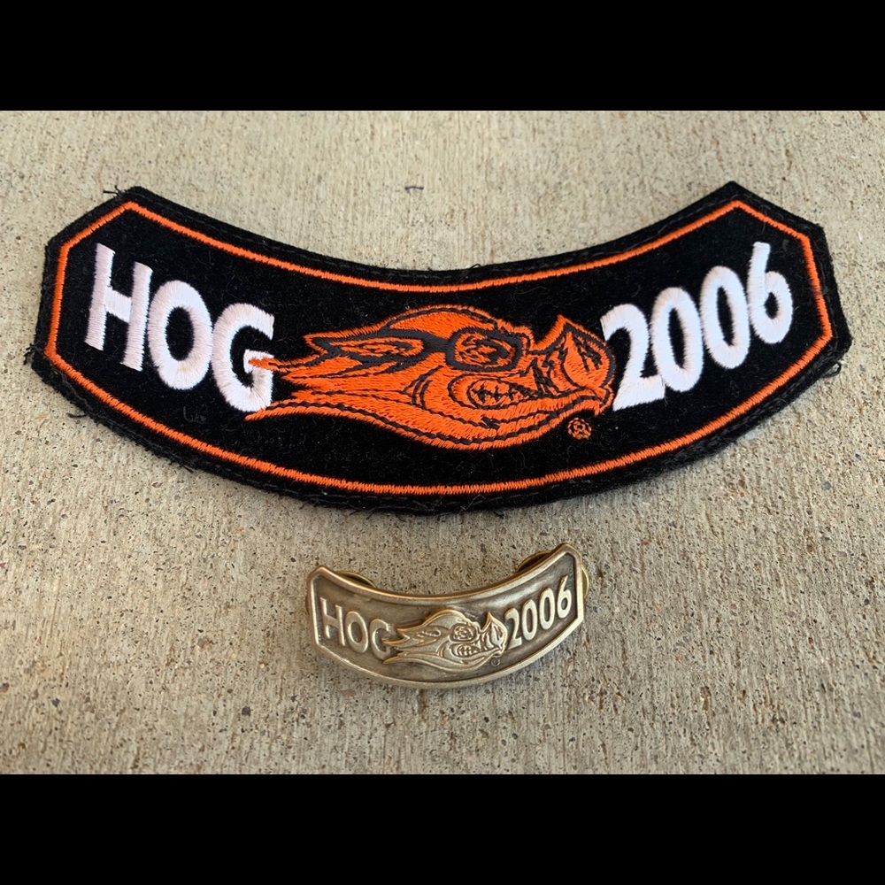 Harley Owners Group Matching patch and pin
